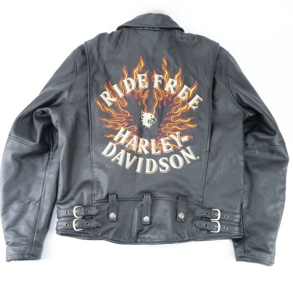 Harley-Davidson Other - Harley-Davidson Mens Ride Free Leather Jacket XL